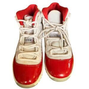 Nike Air Jordan Retro 11 Size 3Y 378039 116 White Cherry Shoes